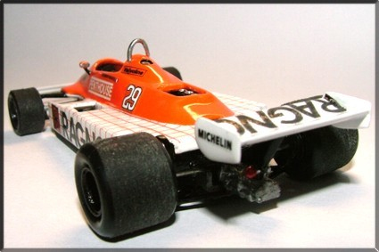 Tameo Kits SLK046: Car scale model kit 1/43 scale - Brabham BT44B Brabham  Racing Organisation Team sponsored by Warsteiner #36 - Rolf Stommelen (DE)  - German Formula 1 Grand Prix 1976 (ref. SLK046)
