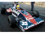  Toleman-Hart TG 183B Test Silverstone (Senna)