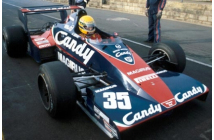 Toleman-Hart TG 183B Test Silverstone (Senna)