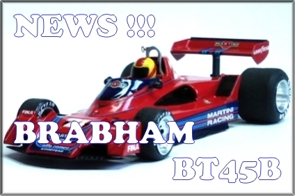 1/20 scale GP car kits : Brabham BT45 BT45B BT46 BT46B BT49 